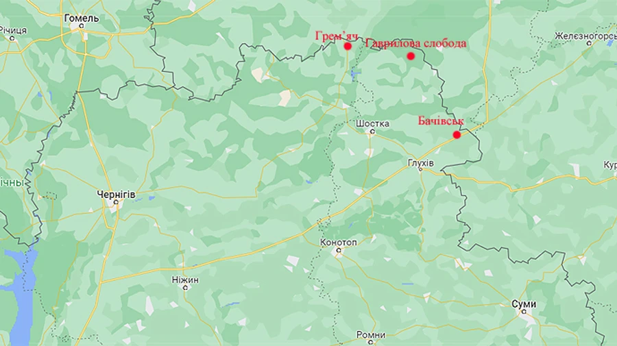 Russian forces attack border of Chernihiv and Sumy oblasts from the territory of Russia: 40 hits