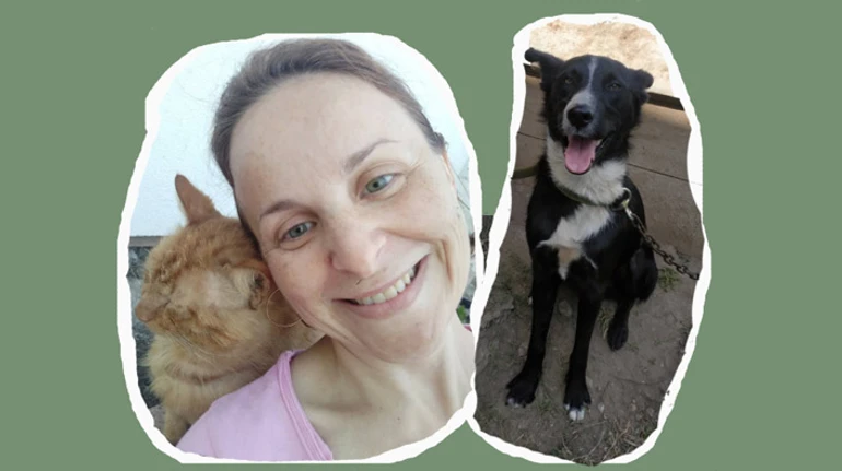 Втратила всі свої картини, але проїхала пів країни, щоб врятувати собаку та кота: історія херсонської майстрині