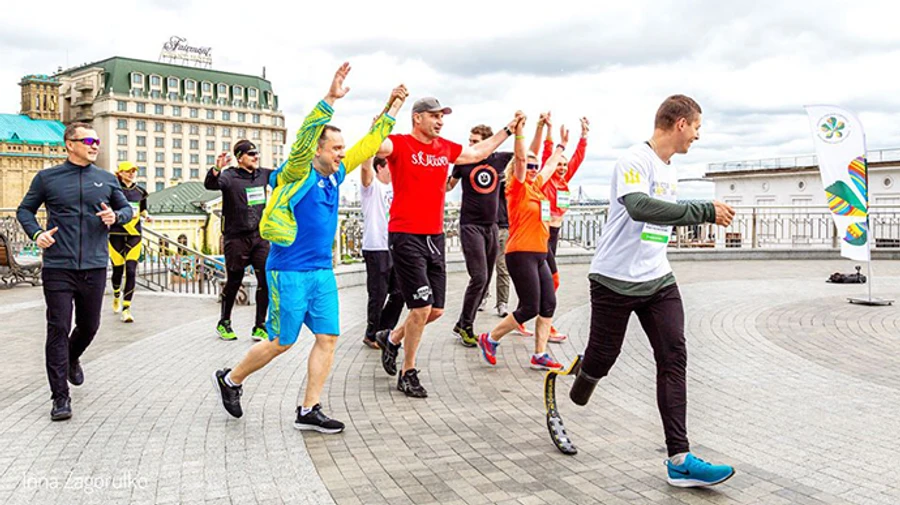 Кличко пробежал под каштанами за всех киевлян