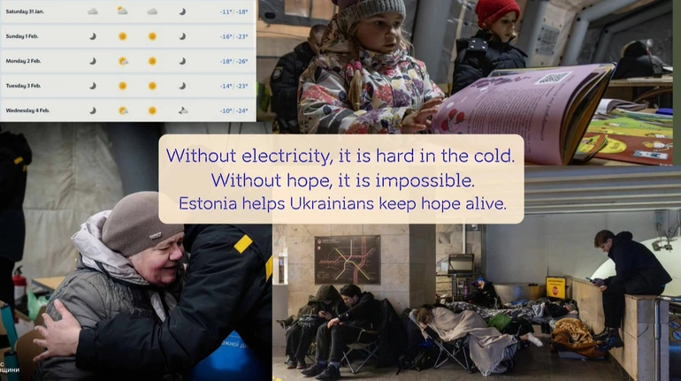 Estonia to provide €400,000 in humanitarian support for Ukraine