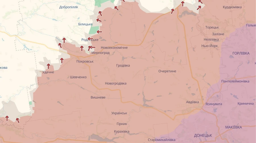Оккупанты снова продвинулись в Донецкой области – DeepState