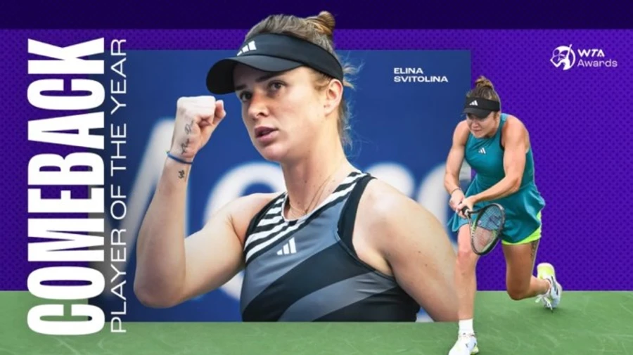 Світоліна перемогла в номінації WTA Повернення року