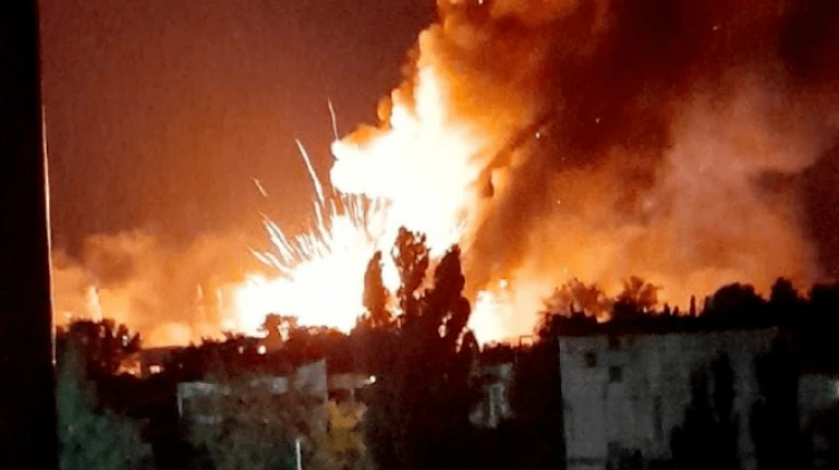 Nova Kakhovka: Ukraine confirms destruction of Russian ammunition depot