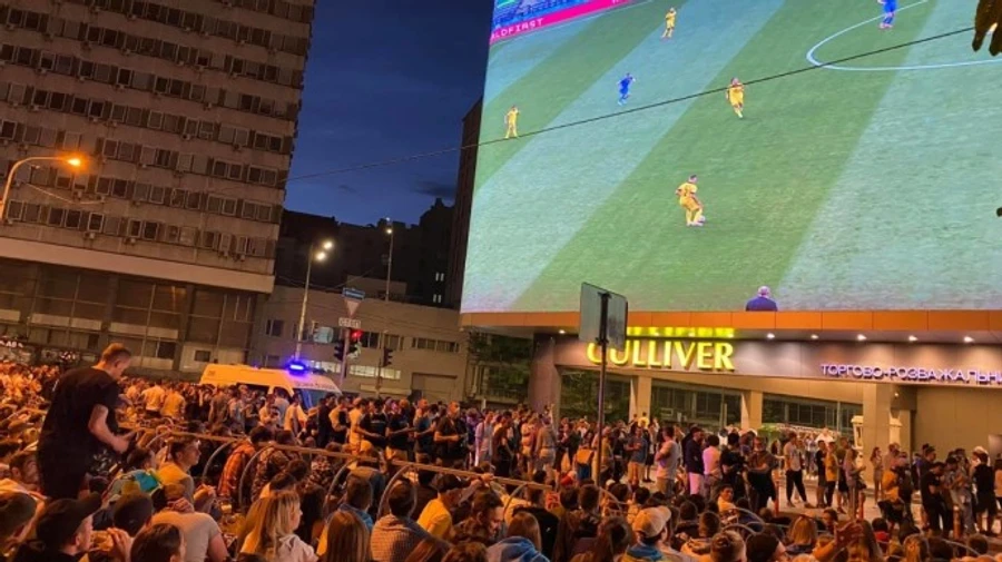 Матч Украина-Англия покажут на самом большом в Европе экране – УАФ