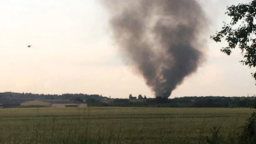 Под Петербургом разбился вертолет Росгвардии, экипаж погиб