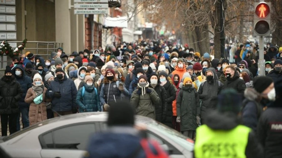 У Росії відновилися антиурядові протести