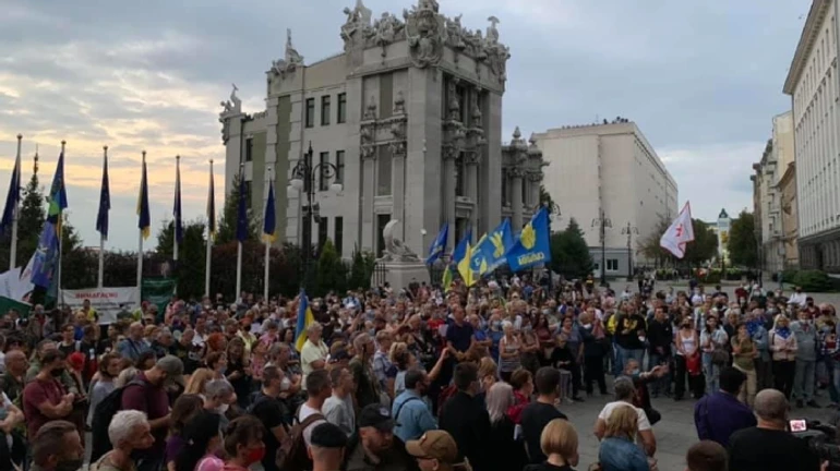 Инспекция в районе срыва тишины: активисты протестовали под ОП и в Конча-Заспе