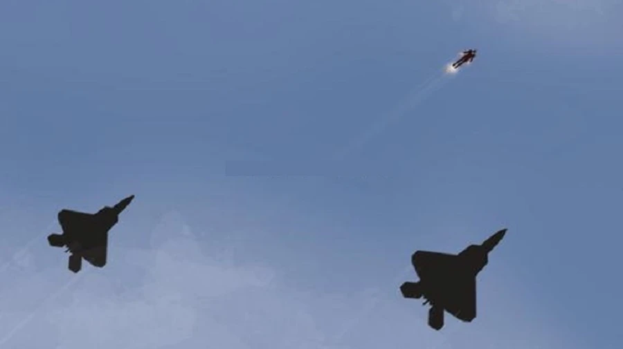 В США разбился истребитель F-22 Raptor