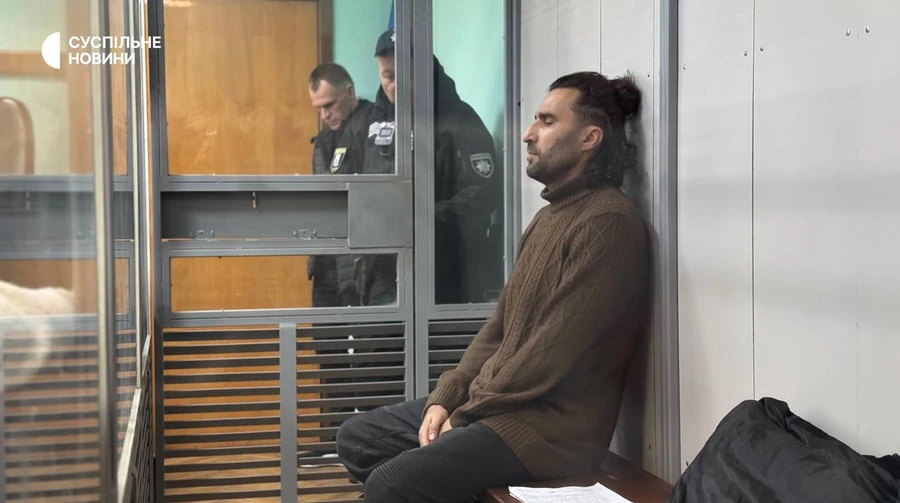 The driver who beat the cyclist in Kiev was taken into custody