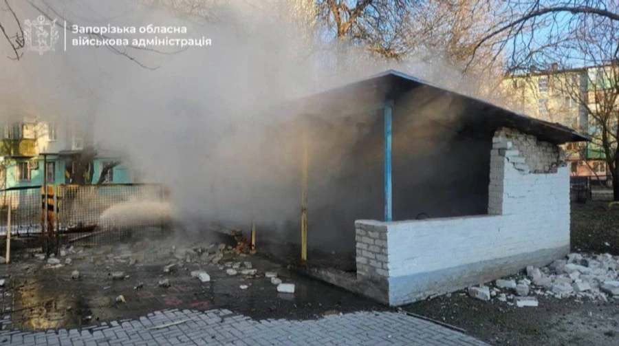 Оккупанты атаковали детсад и многоэтажки в Запорожье