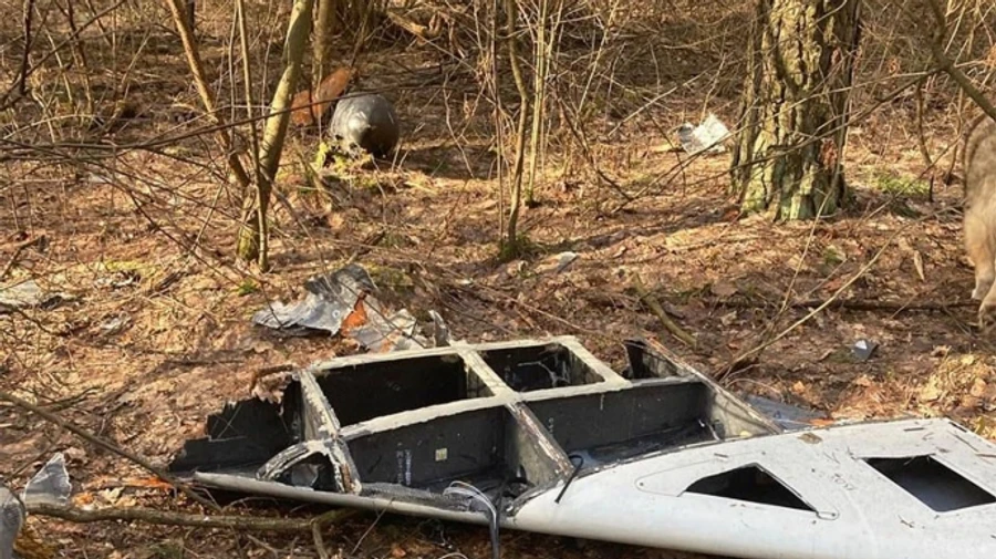 Поліція знищила бойову частину Шахеда, який було збито на підступах до Києва