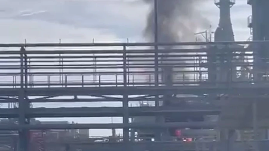 Explosion and fire occur at Ilsky Oil Refinery in Russia for second day in a row