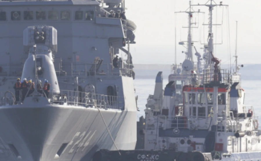 Два турецьких військових корабля зайшли в Одесу