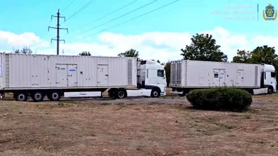 Херсонщина получила от американцев генераторы стоимостью около миллиона долларов