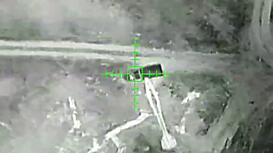 Border guards destroy nine Russian vehicles in Kharkiv Oblast