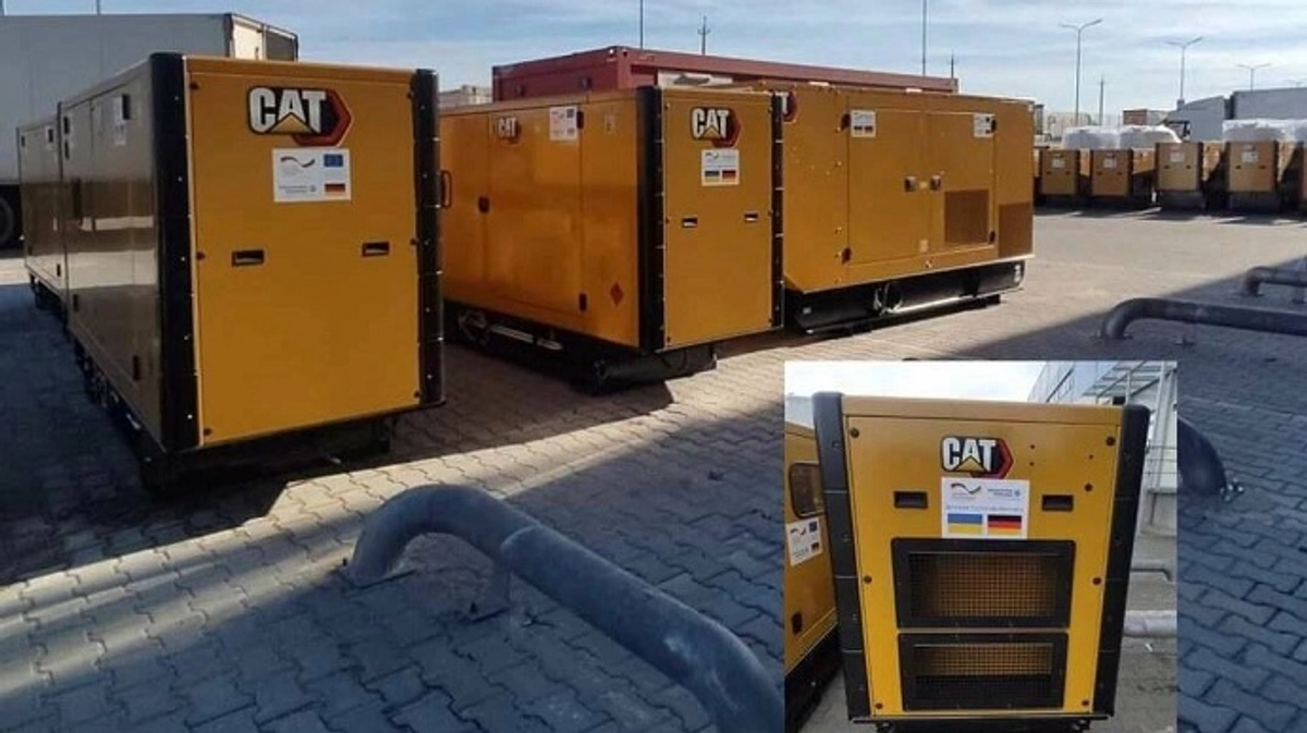 Germany transfers high-power generators to Kherson | Ukrainska Pravda