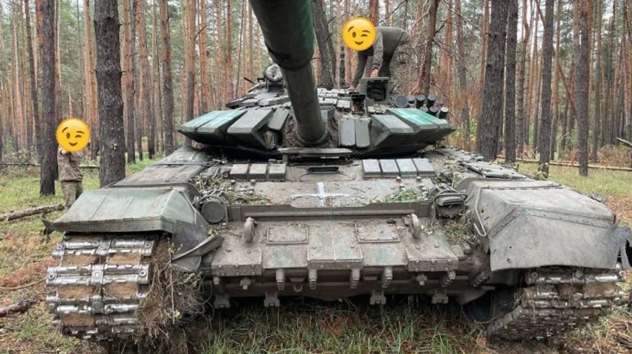 Нацгвардійці захопили під Лиманом танк окупантів