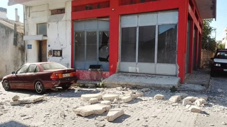 На Крите произошло шестибалльное землетрясение