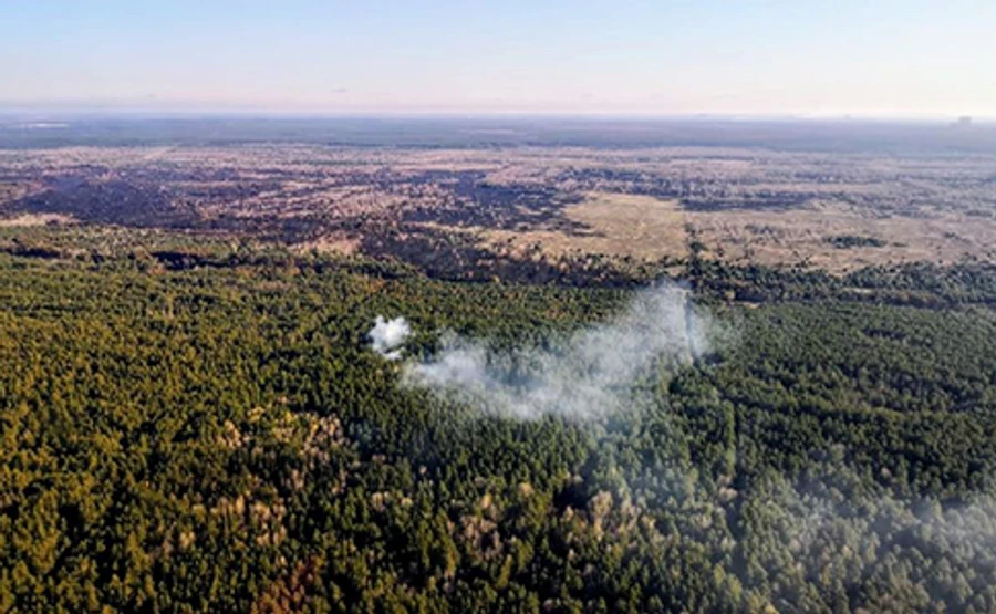 На Житомирщині локалізували 2 осередки пожежі, у Чорнобильській зоні – 1