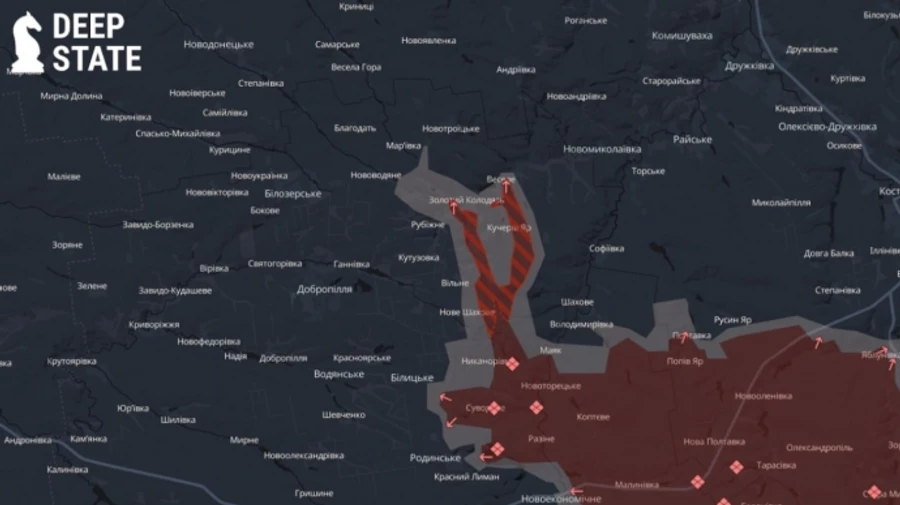 Russian troops advance towards Dobropillia-Kramatorsk road – DeepState