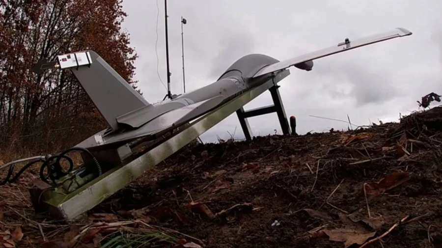 Russian-made Molniya drone hits residential area in Kharkiv
