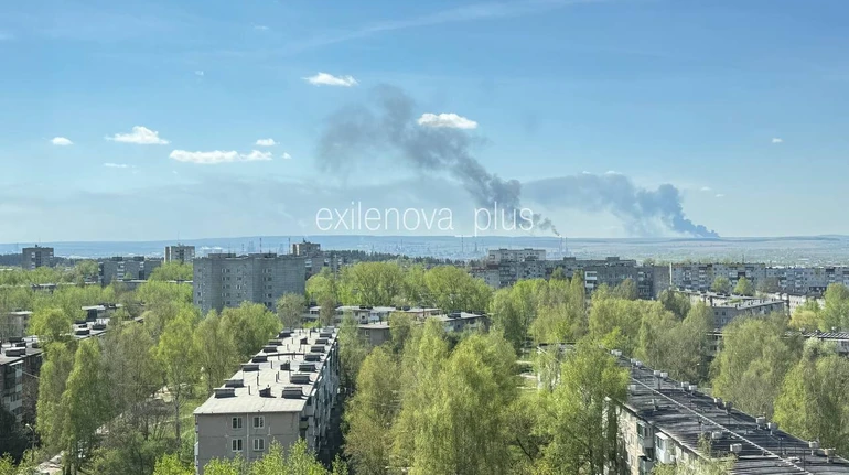 У російській Пермі лунають вибухи: в районі нафтоперекачувальної станції вирує пожежа