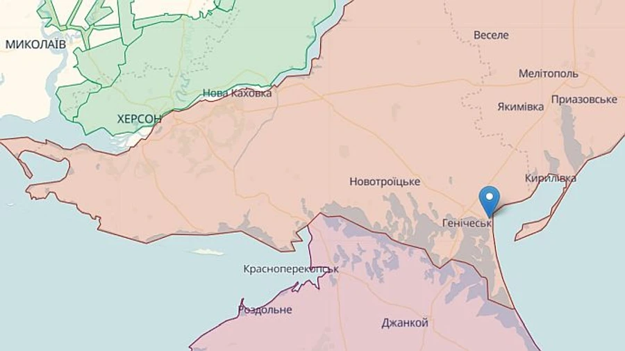 Russians close exit from Henichesk for New Year holidays – General Staff