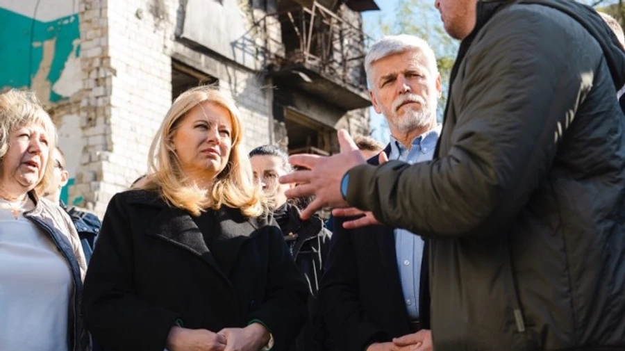 Presidents of Czech Republic and Slovakia visit Ukraine