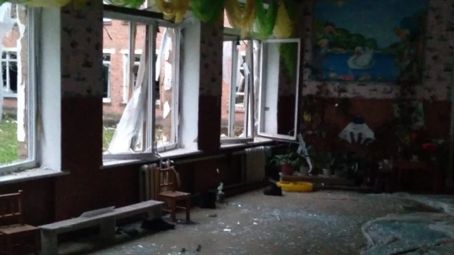 Russians shell Sumy region from helicopter and Grad MLRSs, striking a school