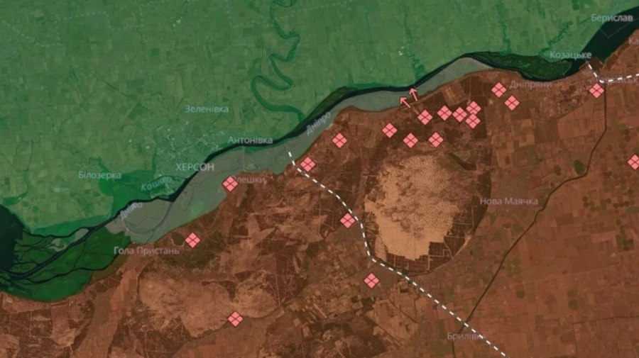 Зеленский: Россияне активизировались на Херсонском направлении