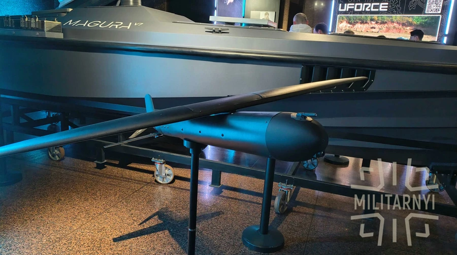 Ukrainian company unveils kamikaze drone with 200 km strike range