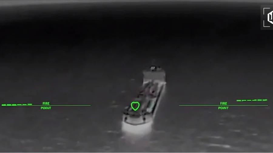 Ukrainian drones hit eight Russian shadow fleet tankers in the Sea of Azov – video