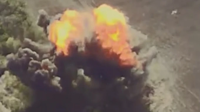 В Курской области РФ украинские бойцы уничтожили склад противотанковых мин – СБС