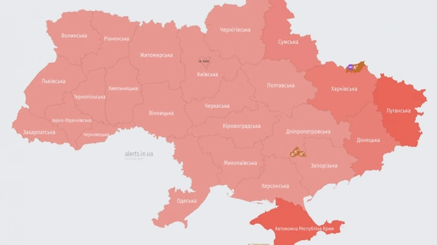 Ракетная опасность: по всей стране была объявлена воздушная тревога