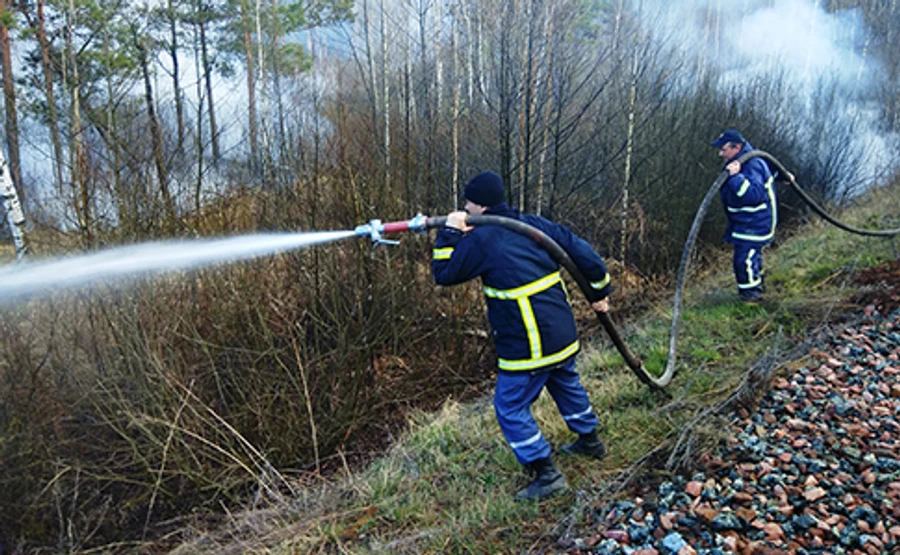В Зоне отчуждения горит уже 5 лесничеств