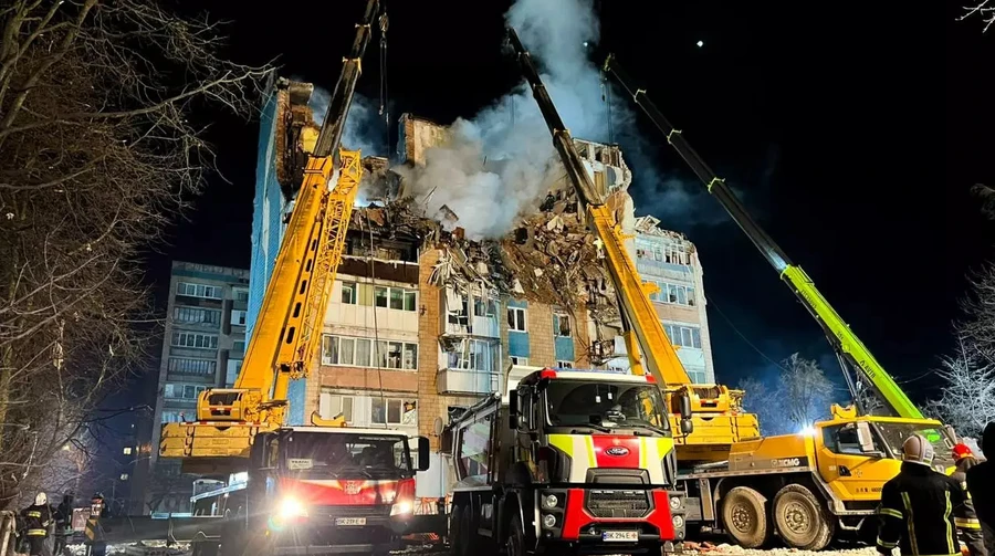 Ternopil attack: Over 20 people still missing as rescue operations continue – video