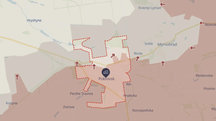 Ukraine's Air Assault Forces report firm control of northern Pokrovsk but difficult situation in Myrnohrad