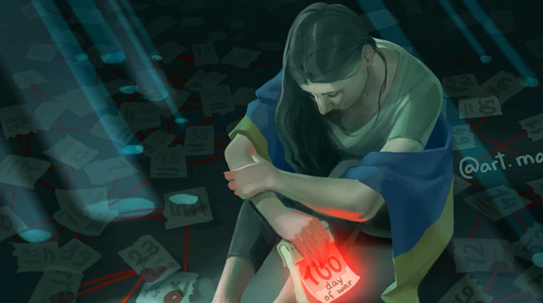 Я стікаю кров'ю, але я сильна. Історія київської художниці, яка малює війну