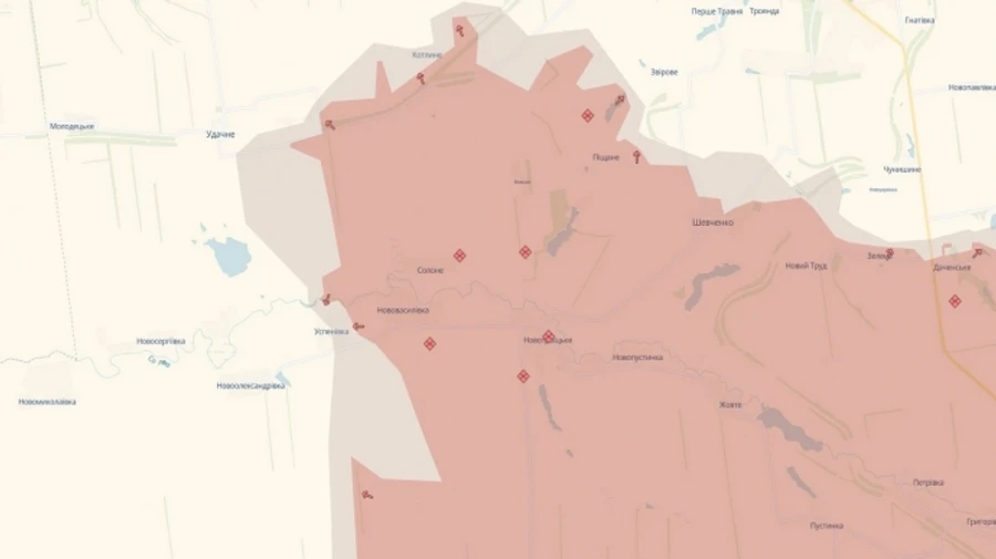 Russia takes Novovasylivka in Donetsk Oblast, DeepState reports