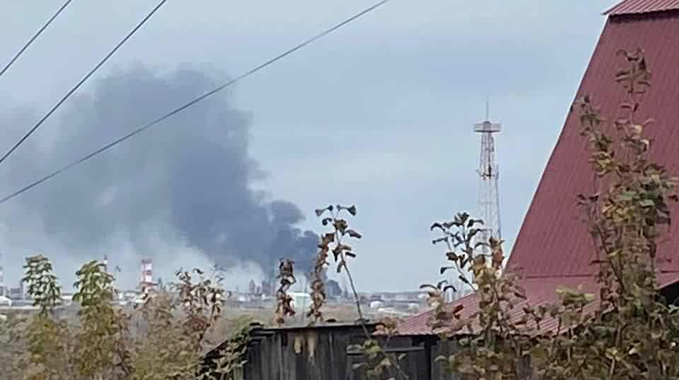 Ukrainian long-range drones strike oil refinery in Russia's Bashkortostan – source