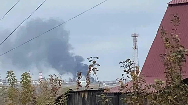 Ukrainian long-range drones strike oil refinery in Russia's Bashkortostan – source