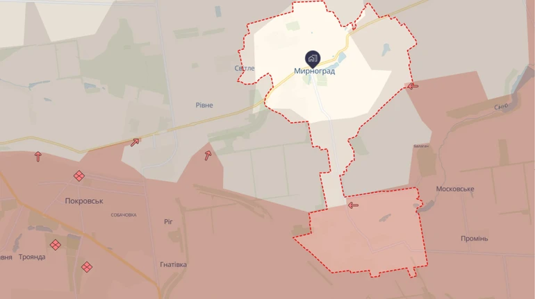 ДШВ: Ворог посилює тиск на Мирноград, активний на західних околицях Покровська