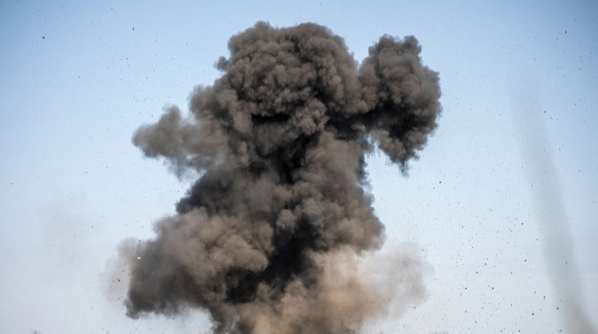 Russians attack industrial facility in Zaporizhzhia