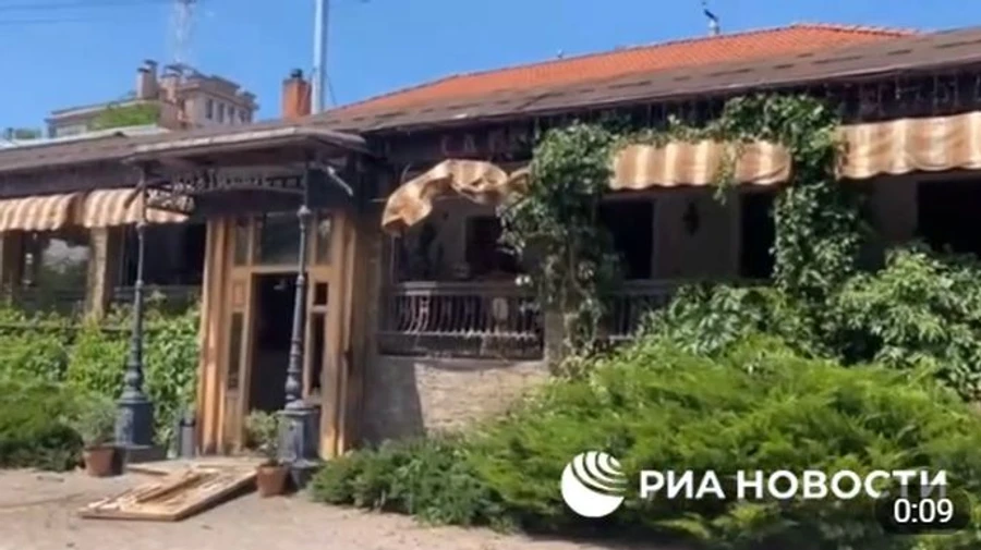 Russian media reports on the explosion in Kherson near administration premises