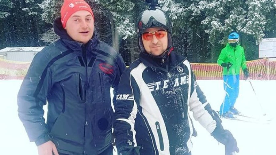 Зеленський катається на лижах у Буковелі