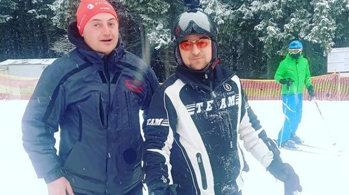 Зеленський катається на лижах у Буковелі