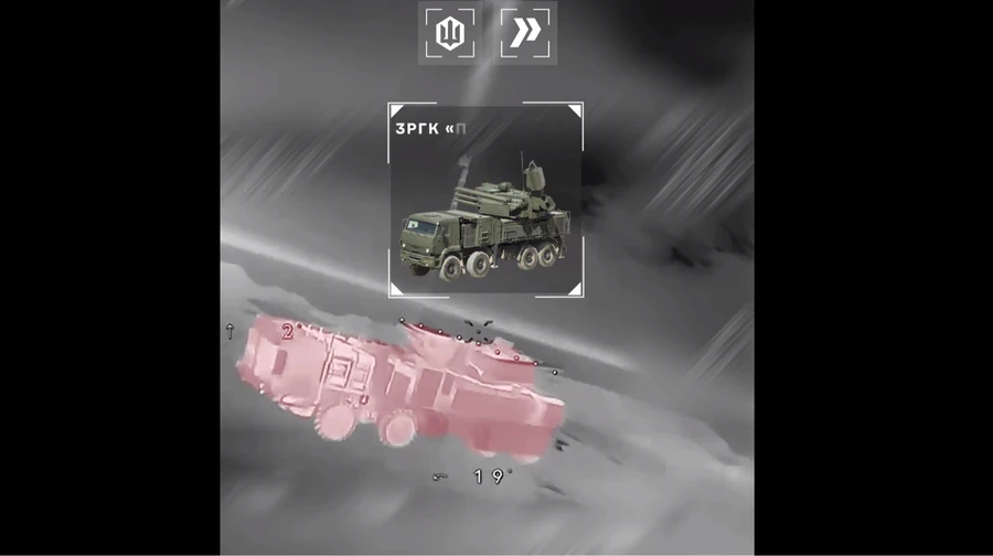 Сили безпілотних систем уразили ворожий Панцирь-С1 на Азовсталі