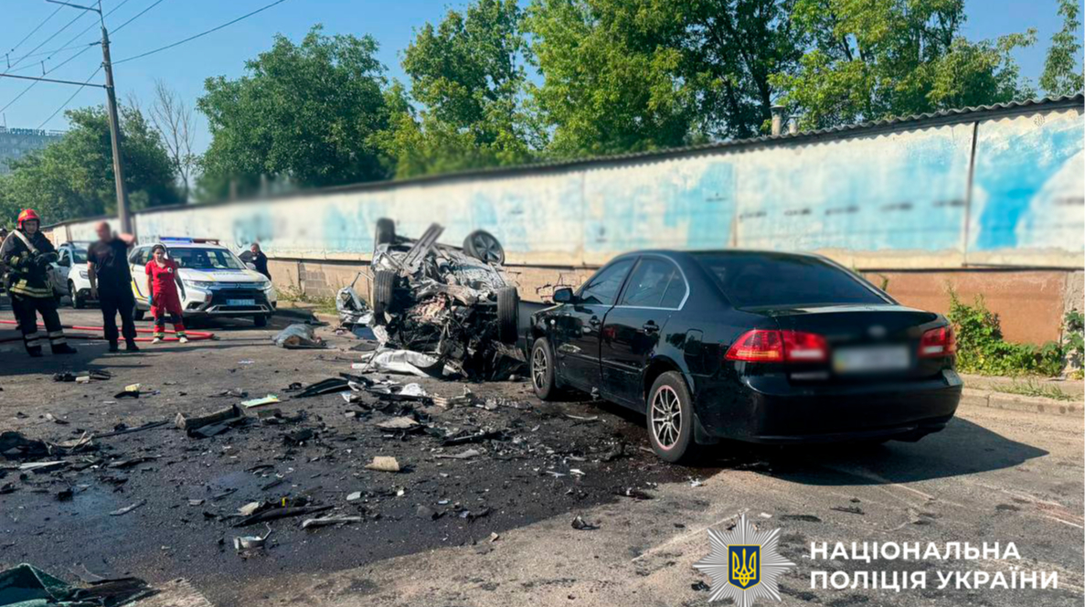 У Києві сталася масштабна аварія за участі п’ятьох автомобілів