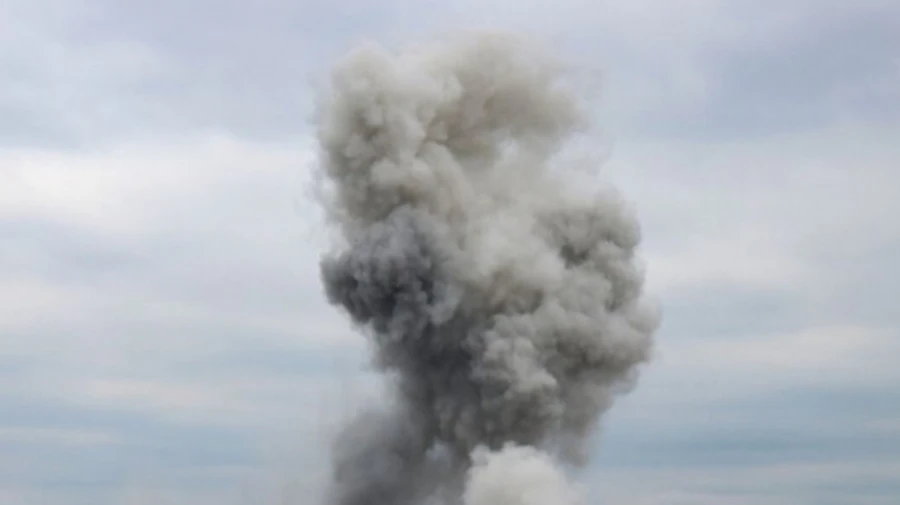 Kharkiv hit with Russian guided aerial bomb