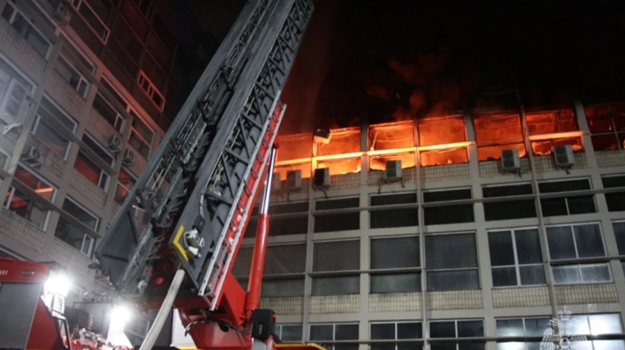 Strategic microelectronics plant on fire in Russia's St Petersburg